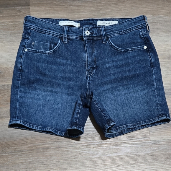 Pilcro and the Letterpress Pants - Pilcro and the Letterpress Boyfriend Slim Women's Denim Shorts Size 31